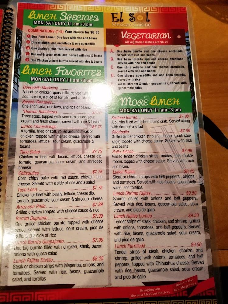 El Sol Mexican Cuisine